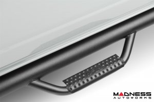 Ford Bronco Side Steps - 4 Door - 3" Nerf Step Bars - Textured Black - N Fab 